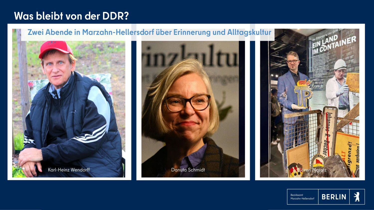 Was bleibt von der DDR? Zwei Abende in Marzahn-Hellersdorf über Erinnerung und Alltagskultur