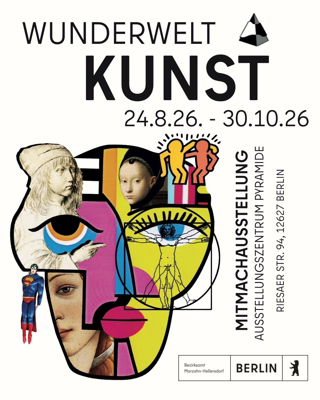 Wunderwelt Kunst: Mitmach-Ausstellung vom 24.08. bis 30.10.2026 in Marzahn-Hellersdorf