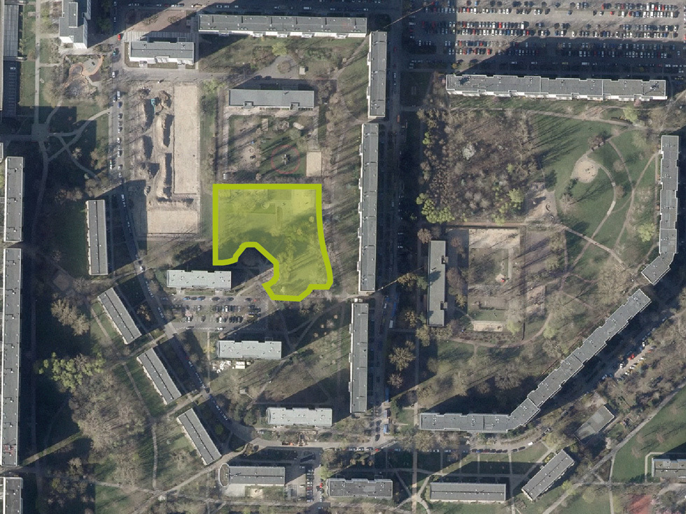 Luftbild Murtzaner Ring von Fisbroker, Bearbeitung durch S.T.E.R.N.