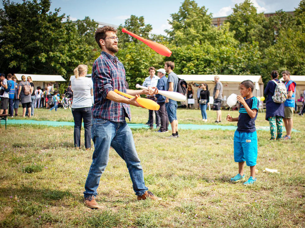 Kindersommerfest an der Maxie-Wander-Straße