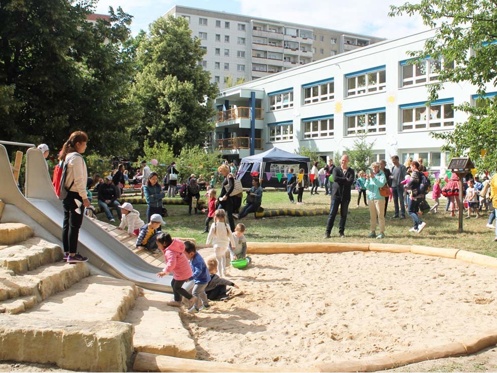 Einweihung nach Neugestaltung, Juni 2018