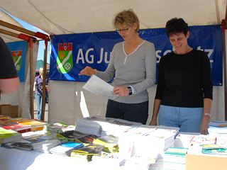 Das Jugendamt war mit einem Stand vertreten.