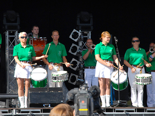 *Marschmusik vom Fanfarenzug Marzahn e.V.*