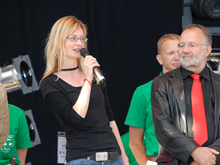 Anja Henschel, Geschäftsführerin der Intermundia GmbH, begrüßte die Gäste.