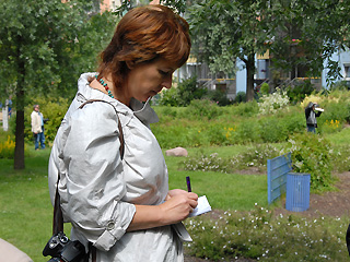 Herausgeberin der zeitung "Die Hellersdorfer" Ute Bekeschus