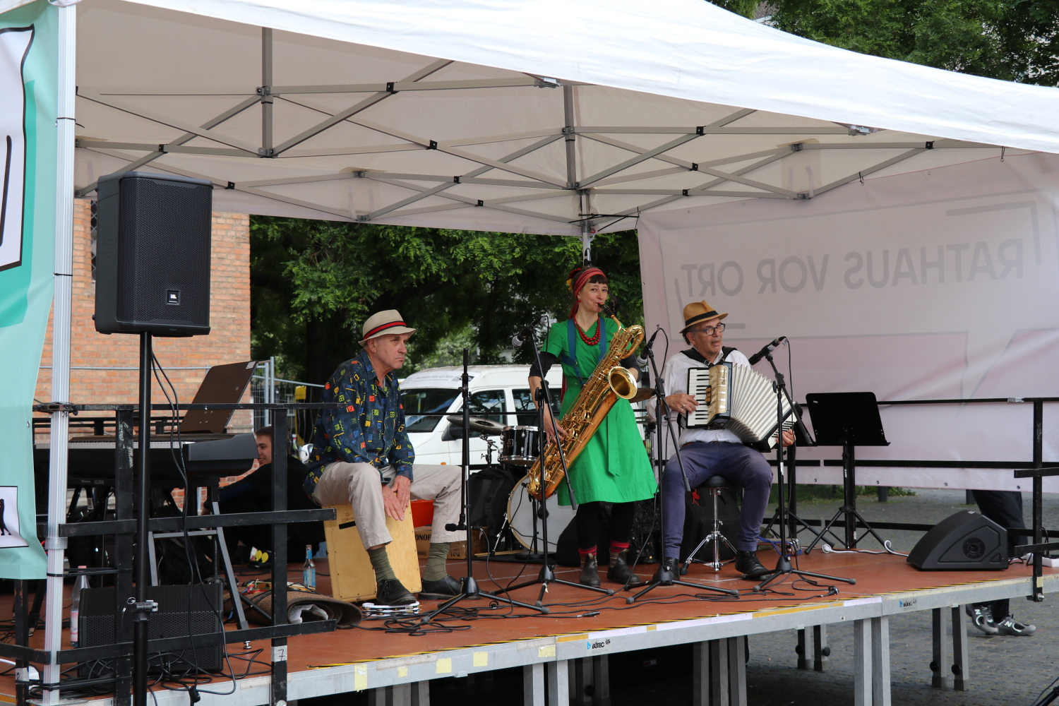 Musikalisches Programm bei Rathaus vor Ort 2025