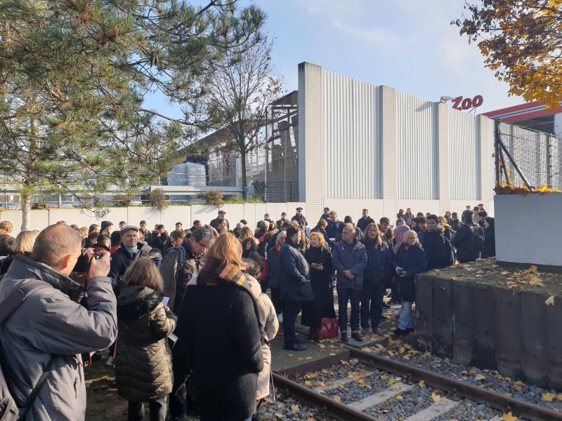 Gedenkveranstaltung Güterbahnhof Moabit