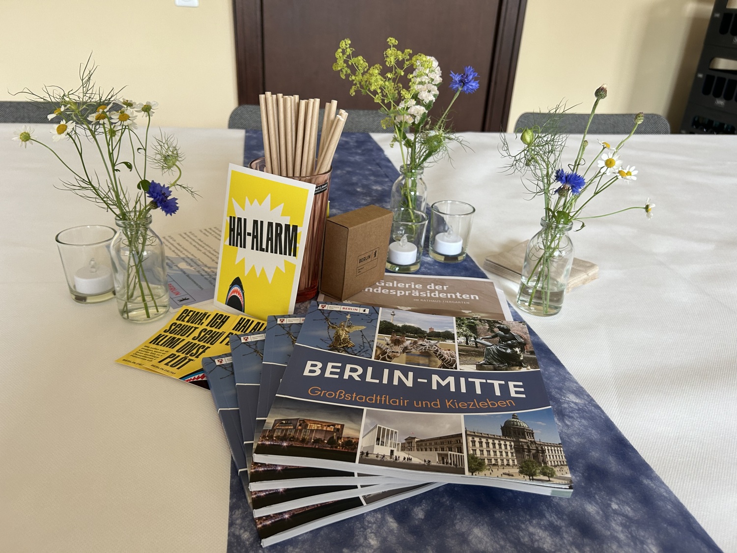 Die Verleihung der Bezirksverdienstmedaille fand im frisch restaurierten Balkonsaal im Rathaus Tiergarten statt.