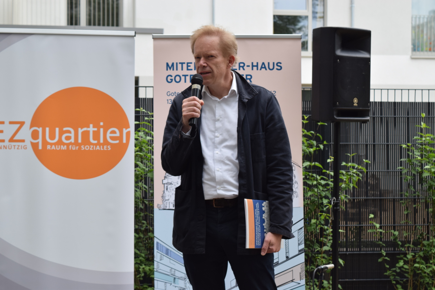 Bezirksstadtrat Ephraim Gothe: "Das Miteinander-Haus bietet eine Perspektive für betreute Wohnformen, die immer mehr gebraucht werden."