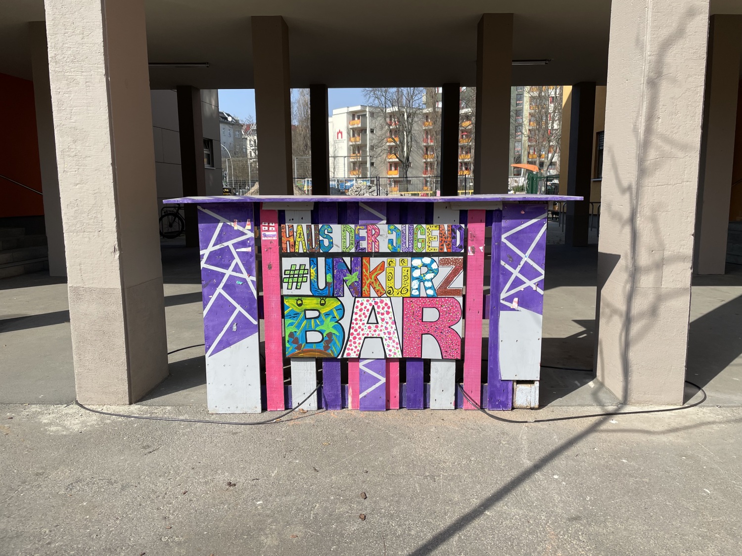 Die "Unkürzbar" am Haus der Jugend