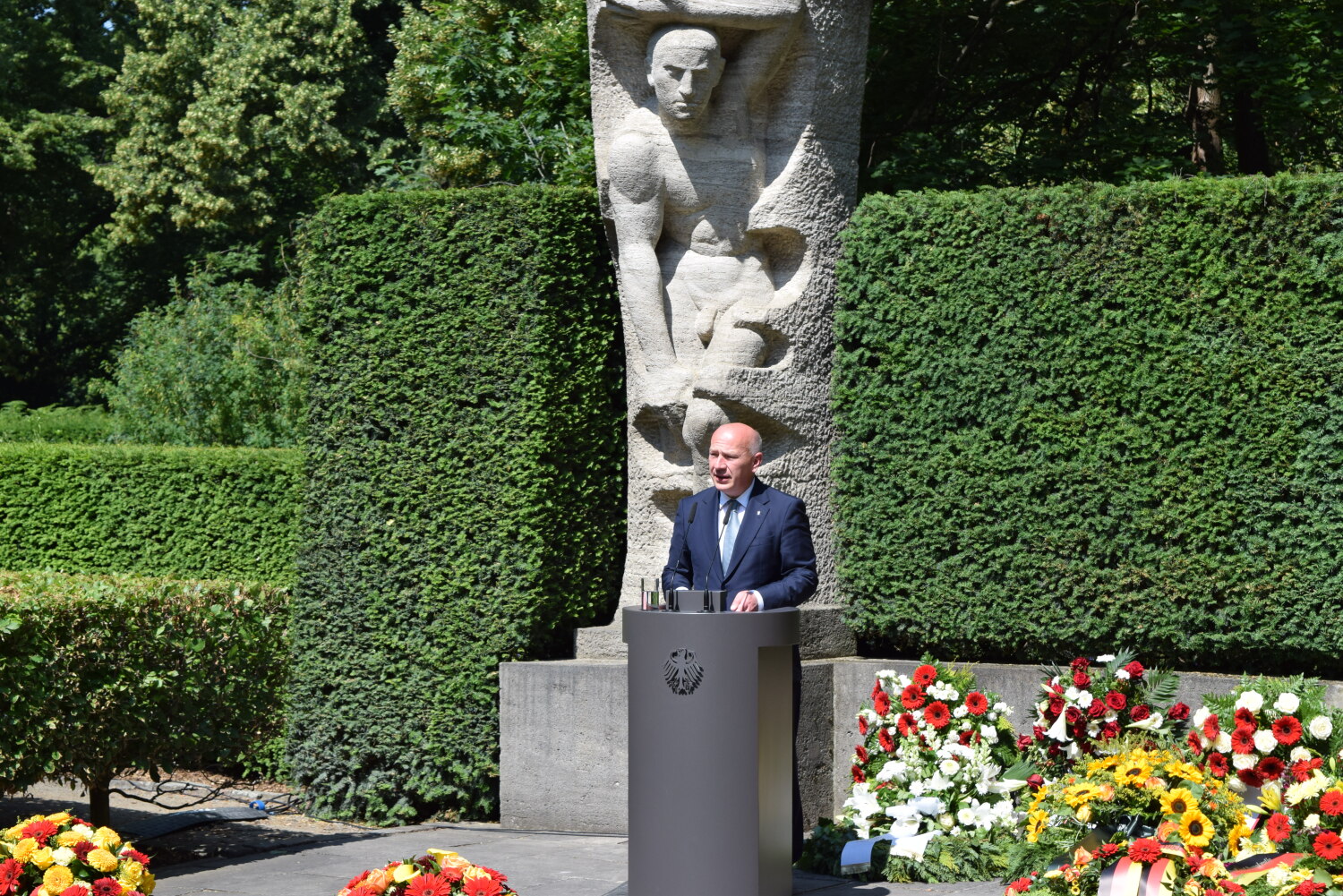 Der Regierende Bürgermeister Kai Wegner erinnerte an die Opfer des Volksaufstands vom 17. Juni 1953