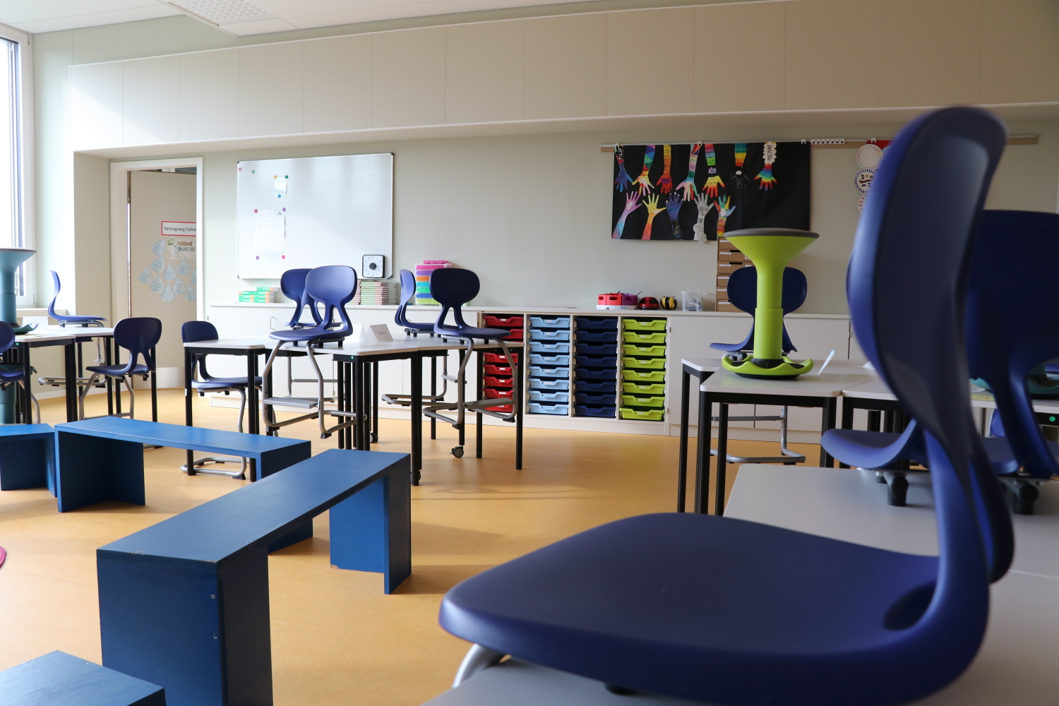 Blick in einen Fachraum der neuen Anna-Lindh-Schule