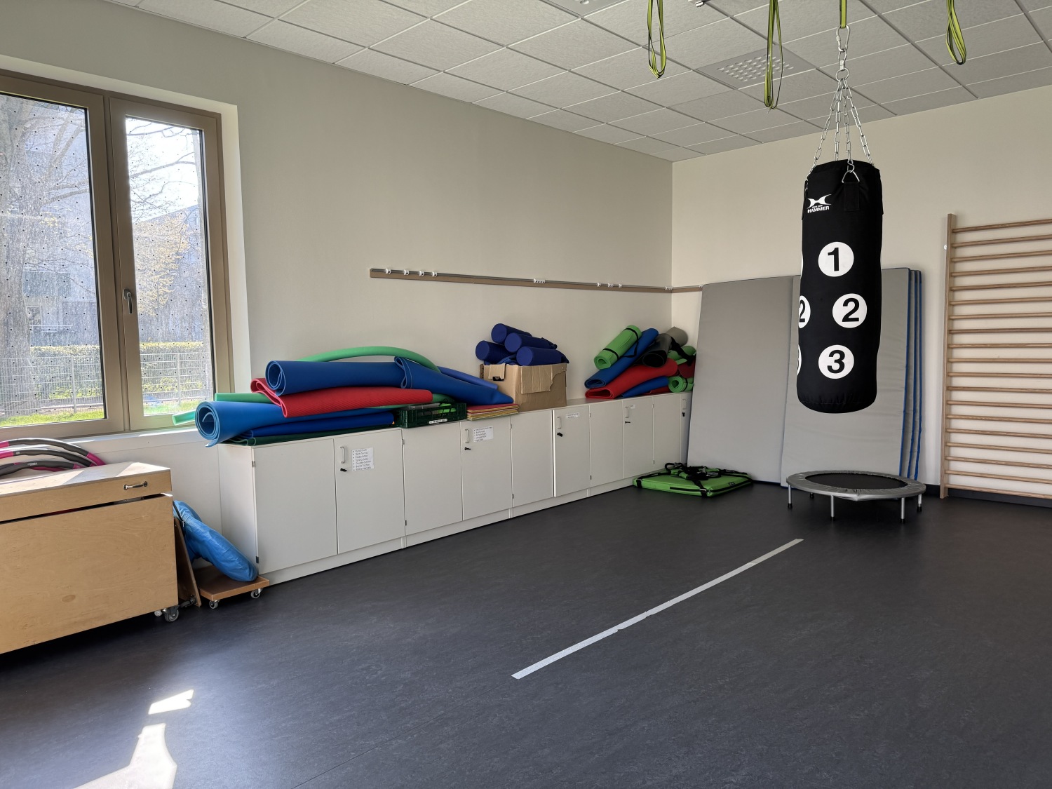 Sportraum des modularen Ergänzungsbaus