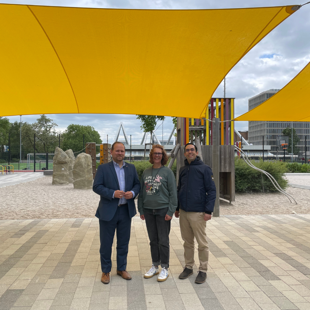 Sonnensegel GS Am Nordhafen Gruppenfoto