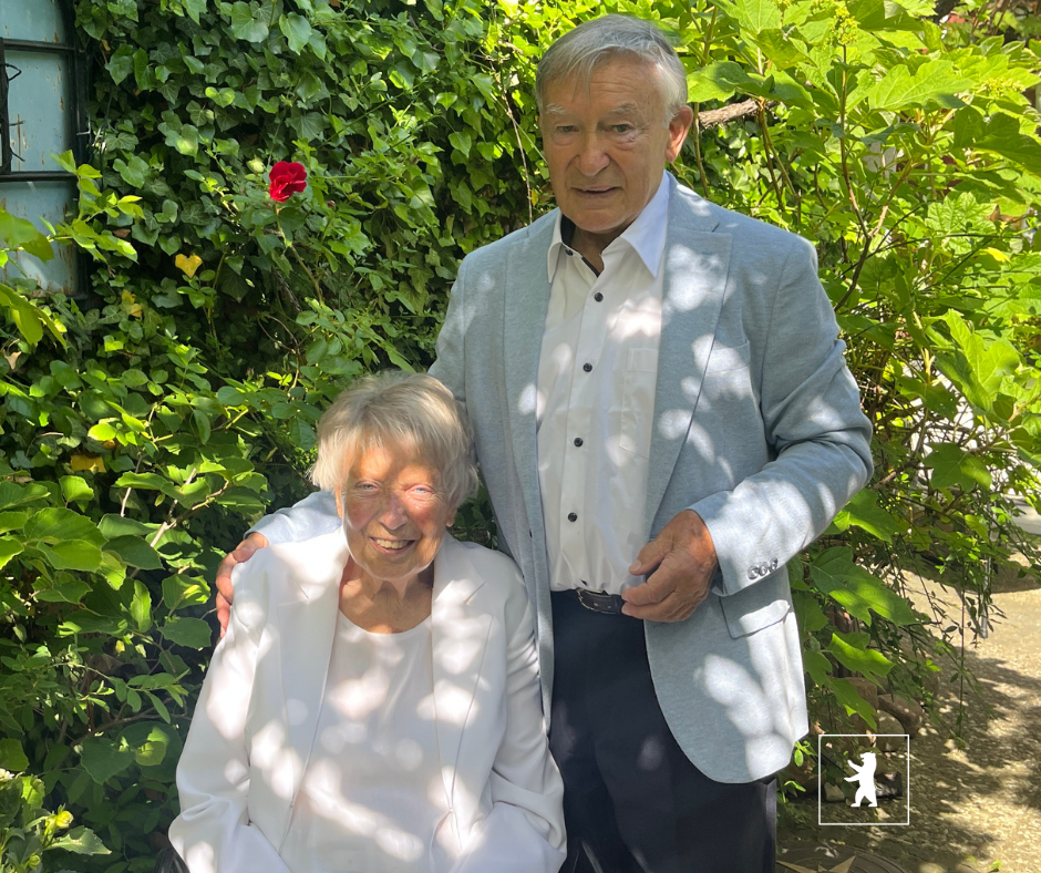 Ute und Hans-Jürgen Seidel an ihrem 60. Hochzeitstag.