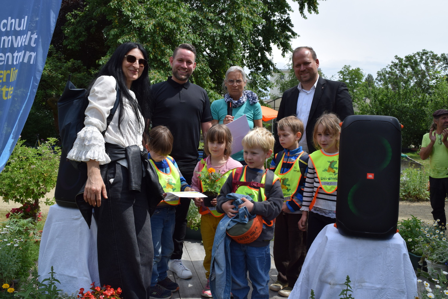 Die Kinder der Kita Regenbogen freute sich über den 3. Preis in der Kategorie Bildung.