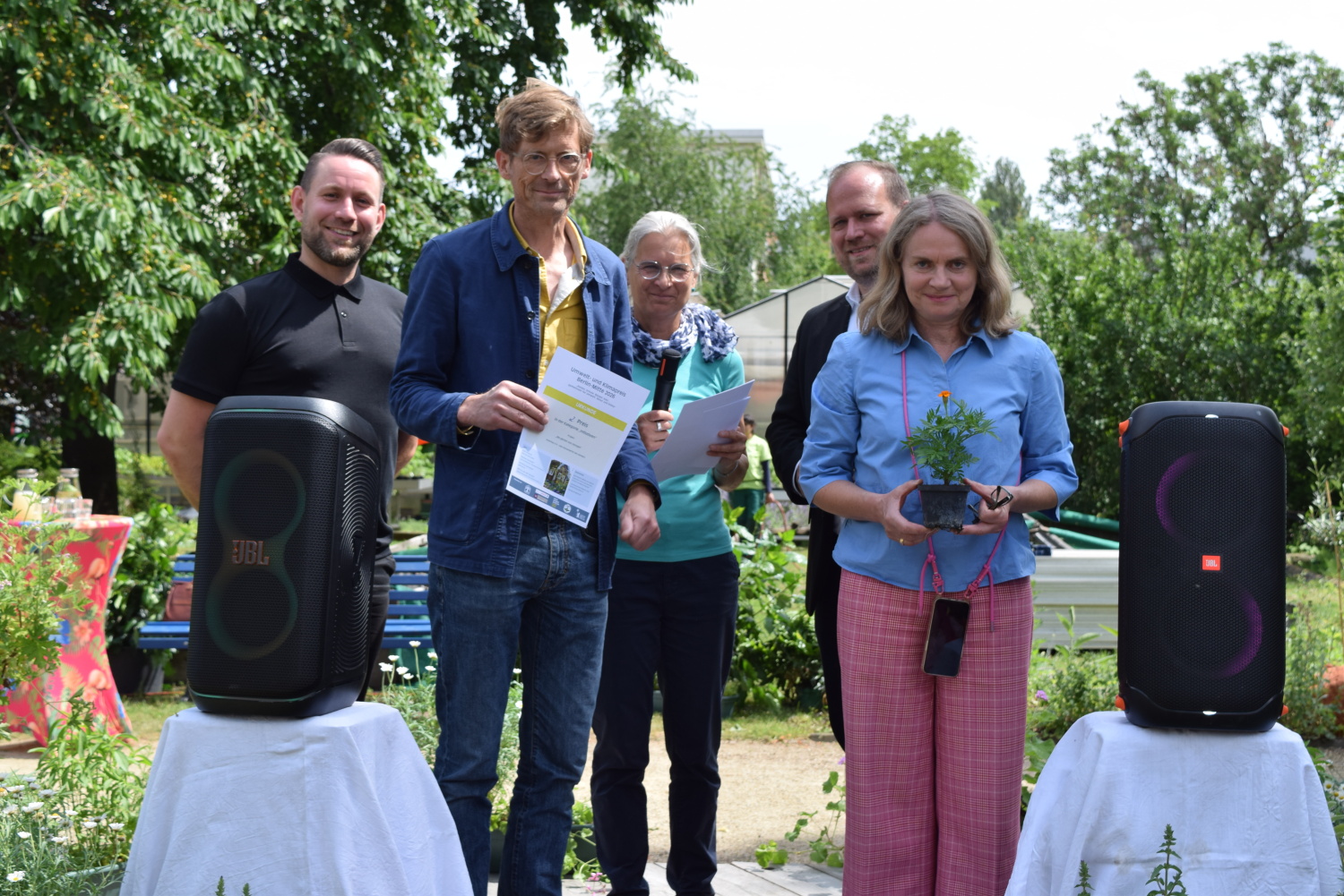 Das Projekt "die gärten von morgen" aus dem Hansaviertel wurde mit dem 2. Platz ausgezeichnet.