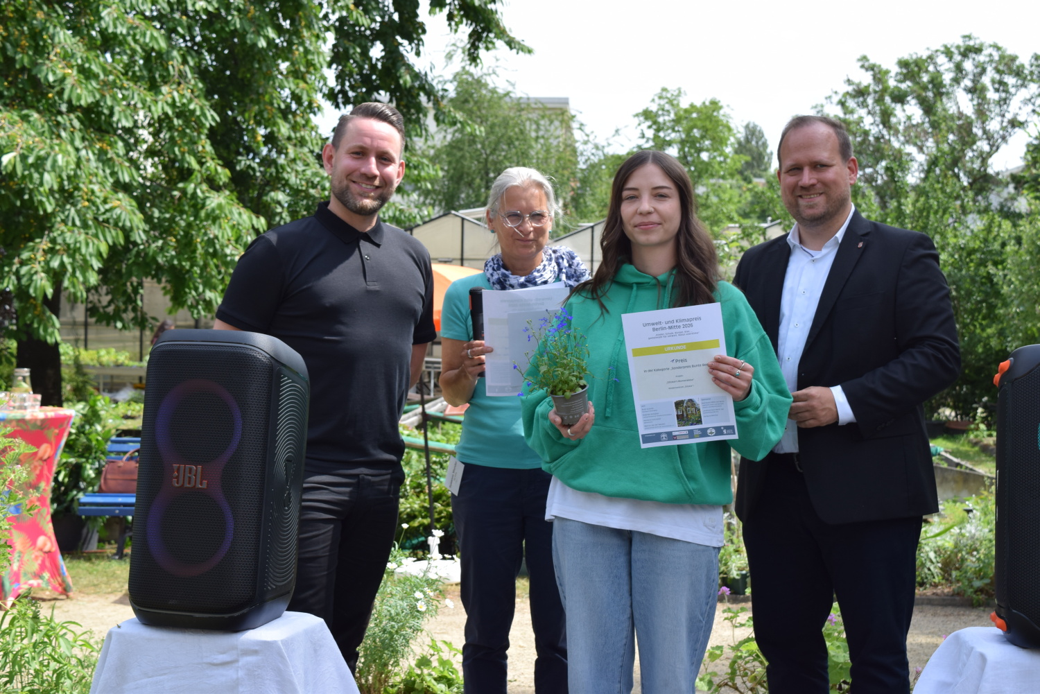 Ottokars Blumenwiese schaffte es auf Platz 1 beim Sonderthema "Bunte Beete - Gärtnern mit Kindern und Jugendlichen".