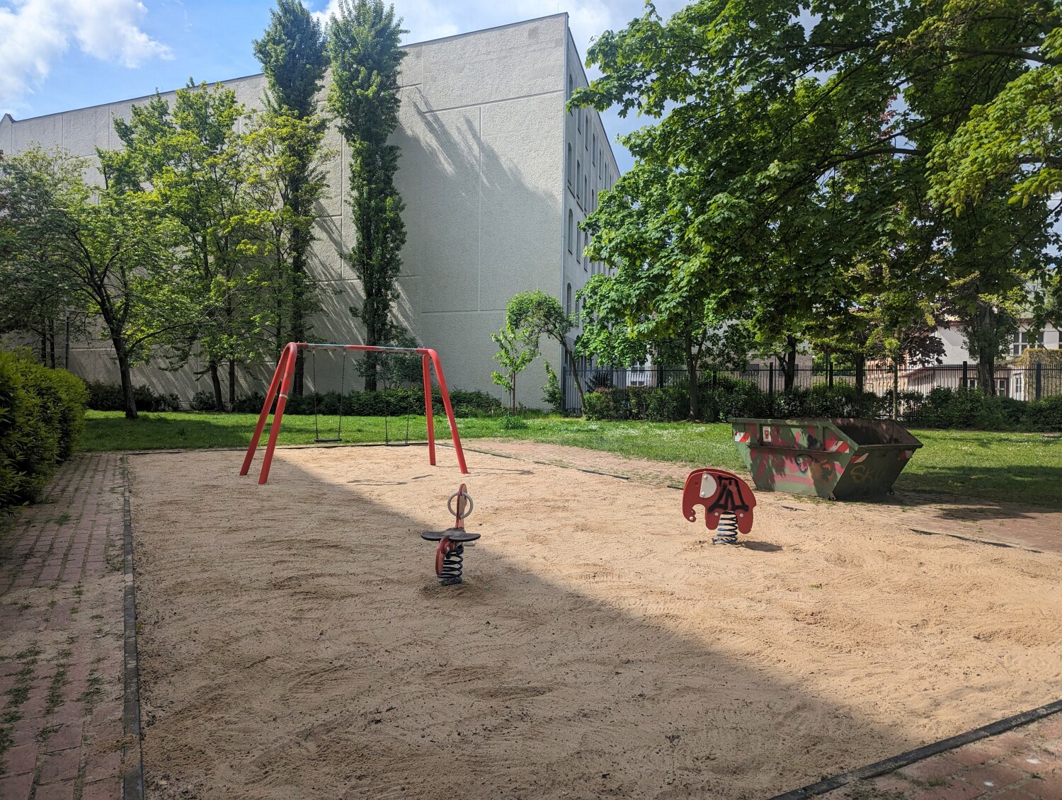 Spielplatz vor der Maßnahme