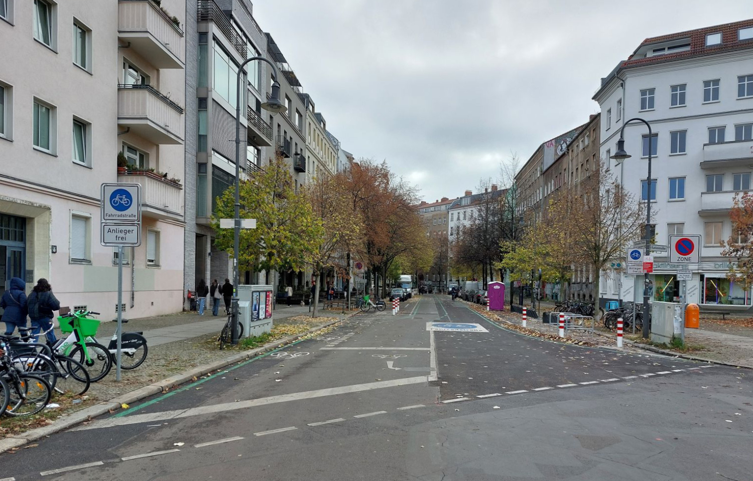 Fahrradstraße Schwedter Straße