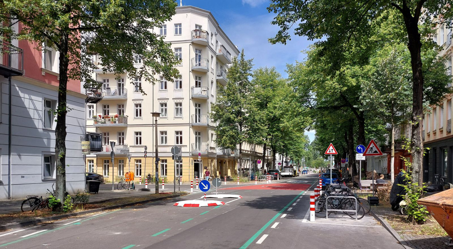 Fahrradstraße Schwedter Straße