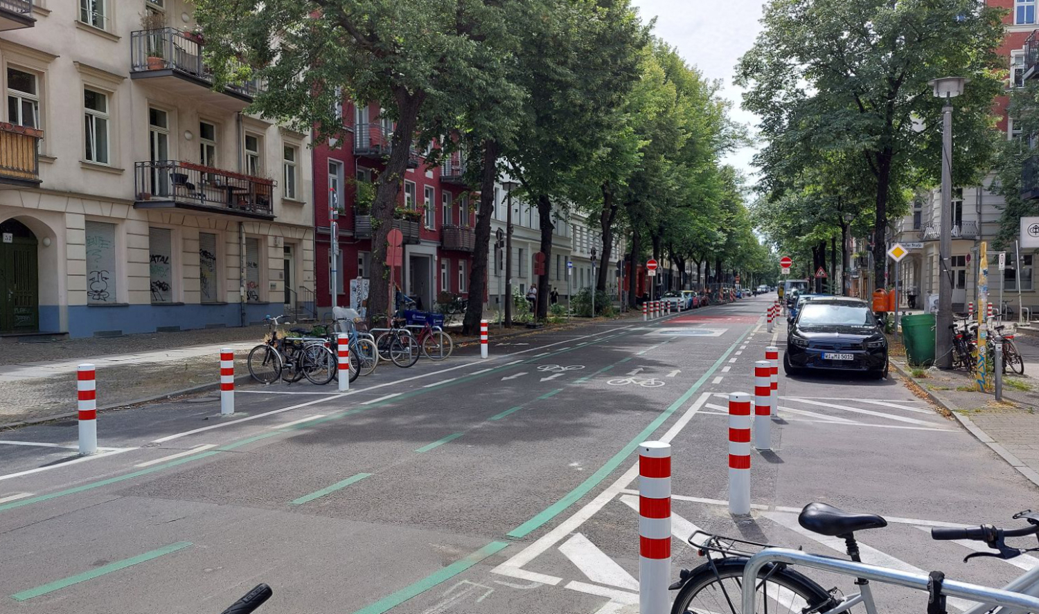Fahrradstraße Schwedter Straße
