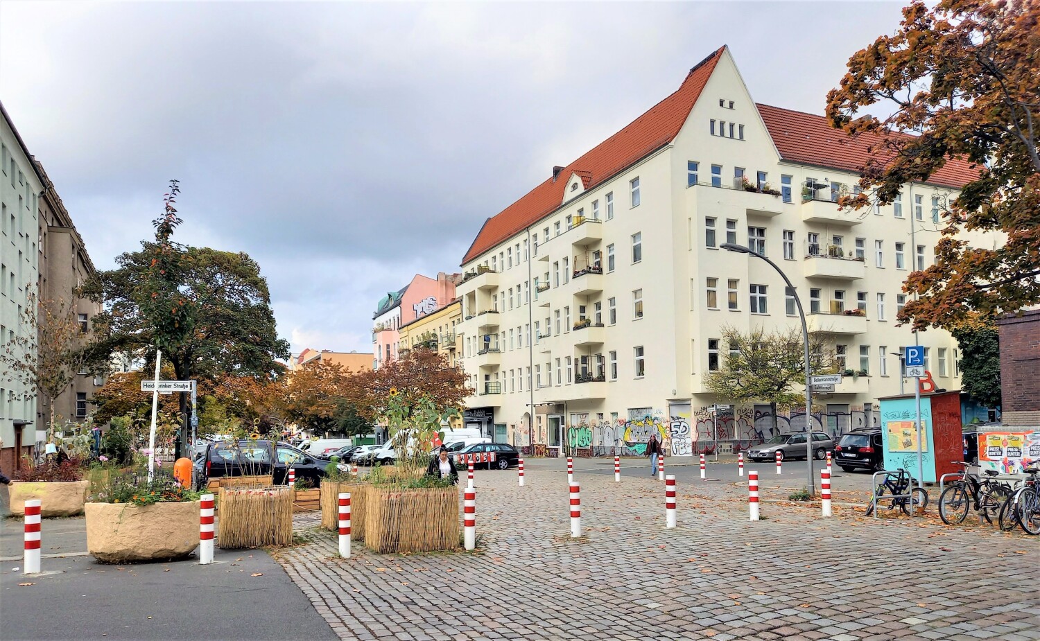 Kiezblock Bellermannkiez: Modalfilter an der Kreuzung Bellermannstraße / Heidebrinker Straße / Eulerstraße