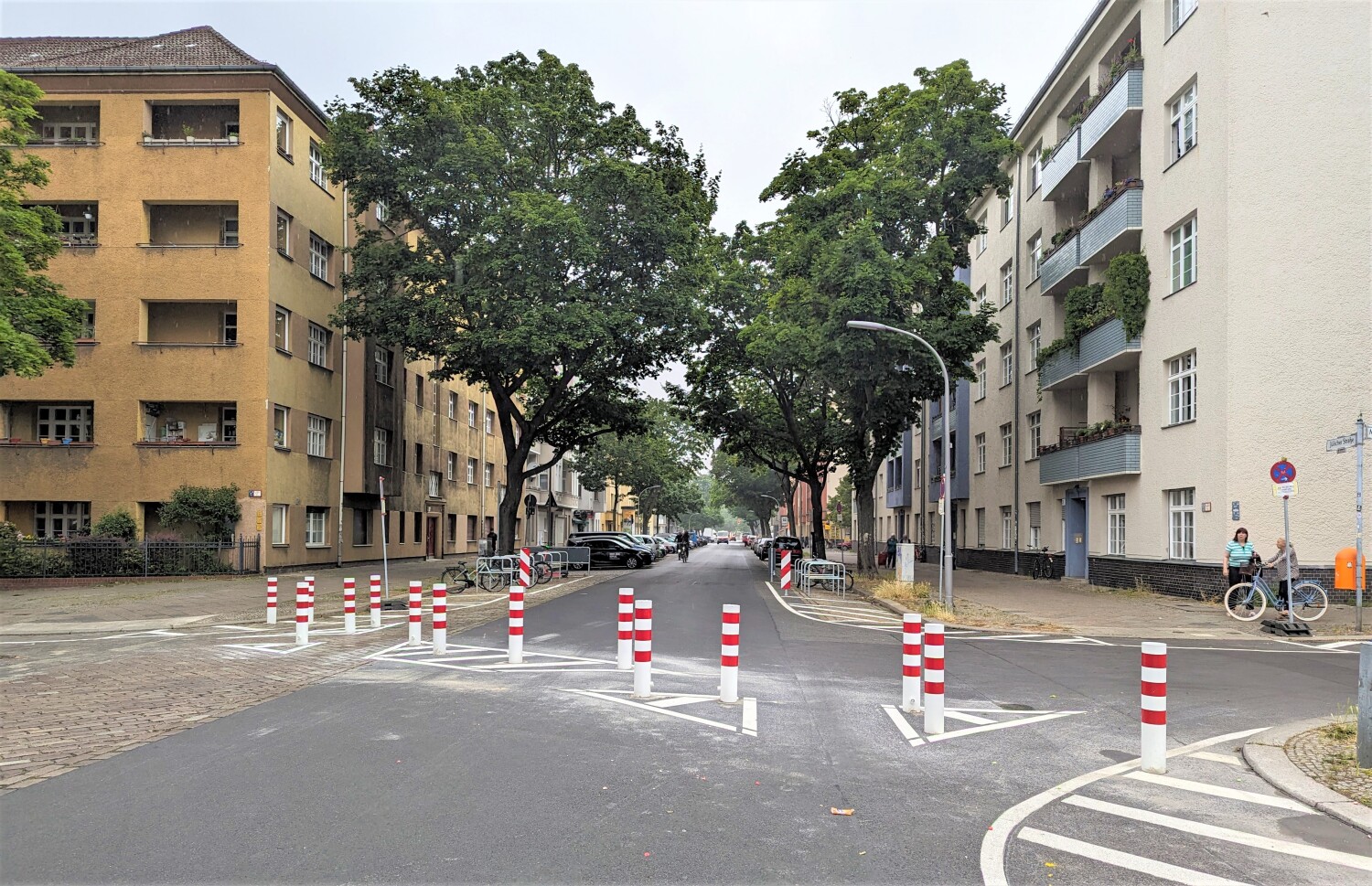 Kiezblock Bellermannkiez: Modalfilter in der Jülicher Straße