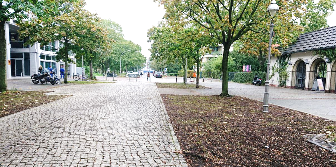 Entsiegelungsmaßnahme in der Gerichtstraße