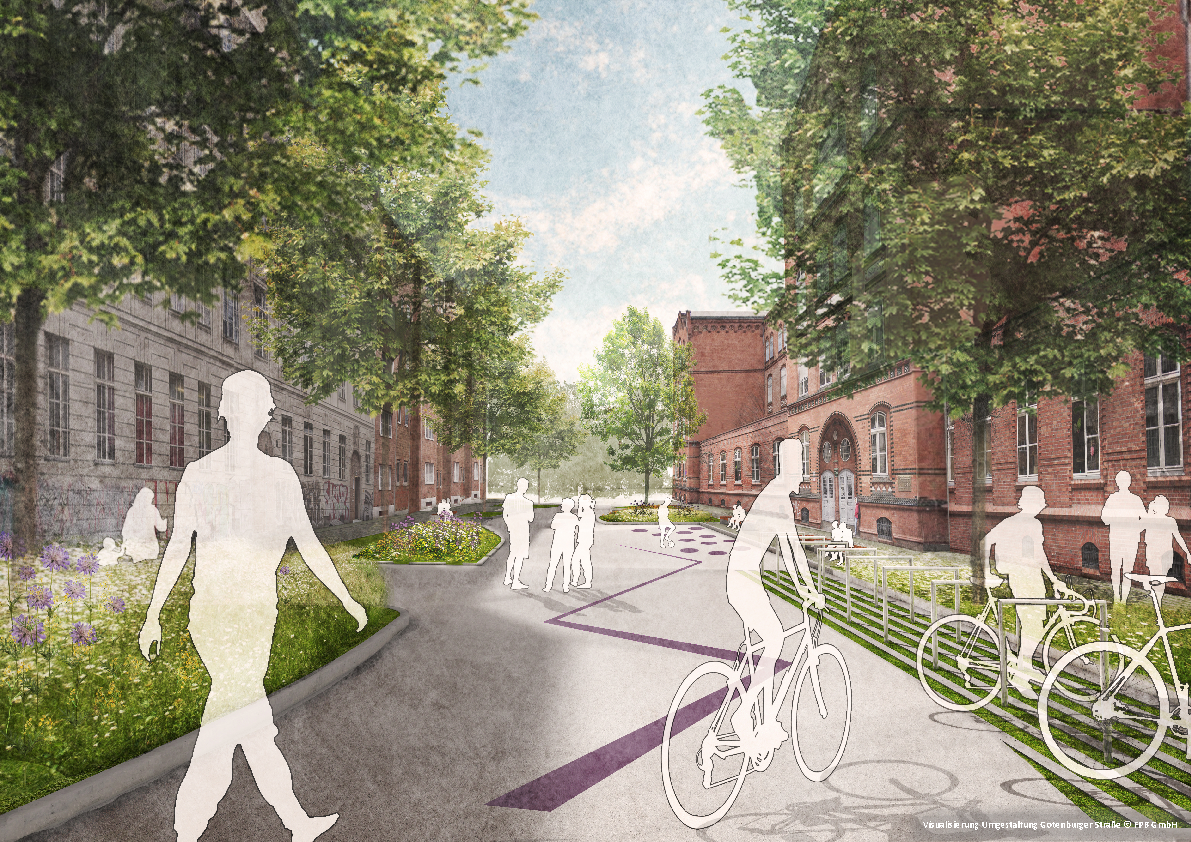 Gotenburger Straße - Vision - Umgestaltung