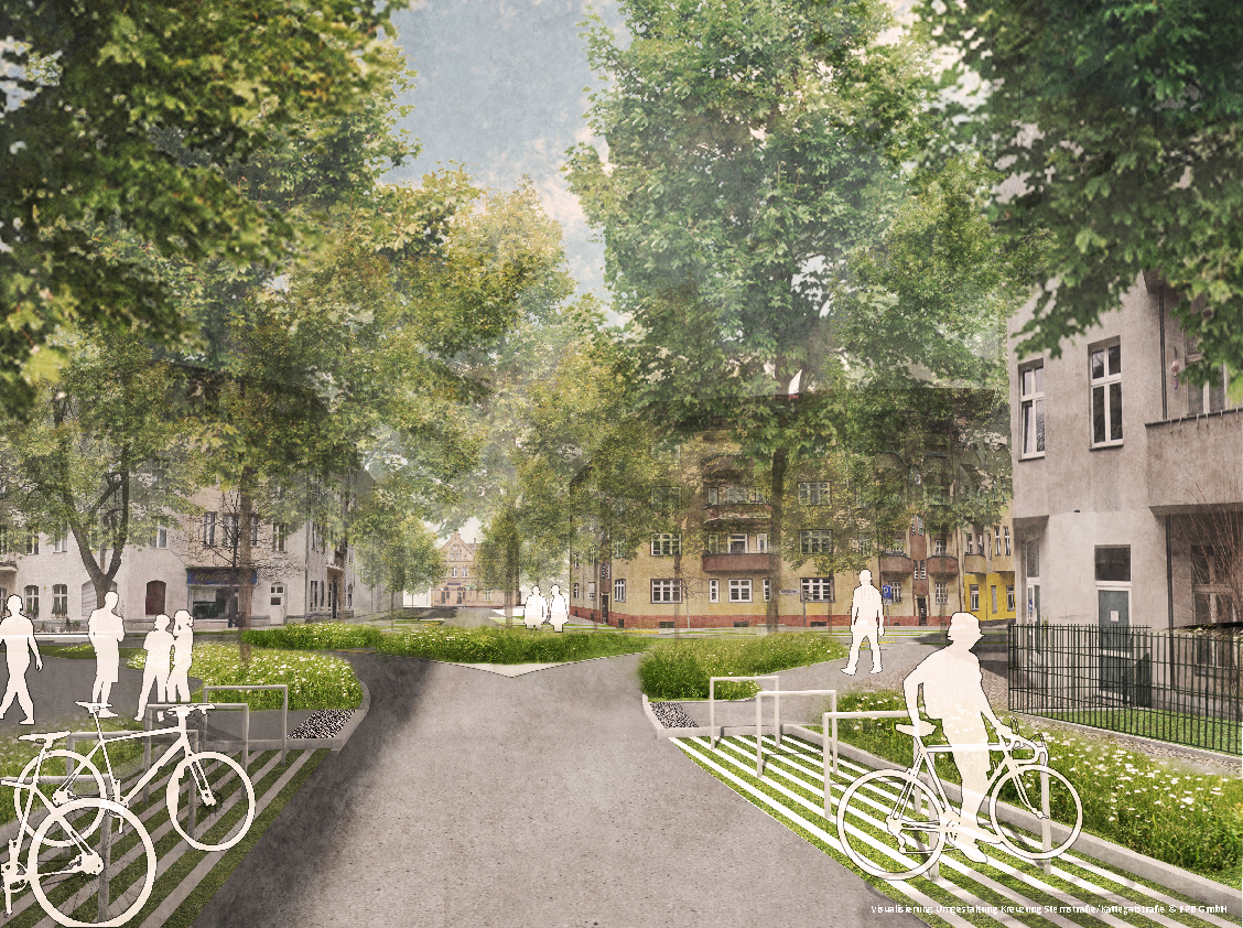Kreuzung Sternstraße/Kattegatstraße - Vision - Umgestaltung