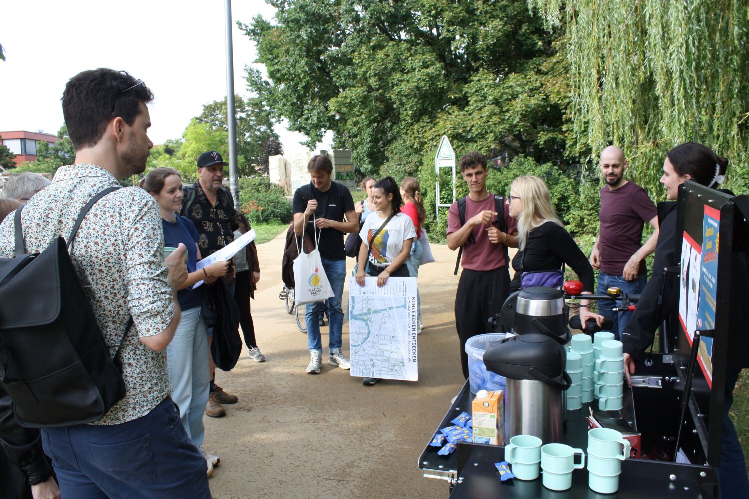 Projekt Kühle Ecken entedcken Spaziergang