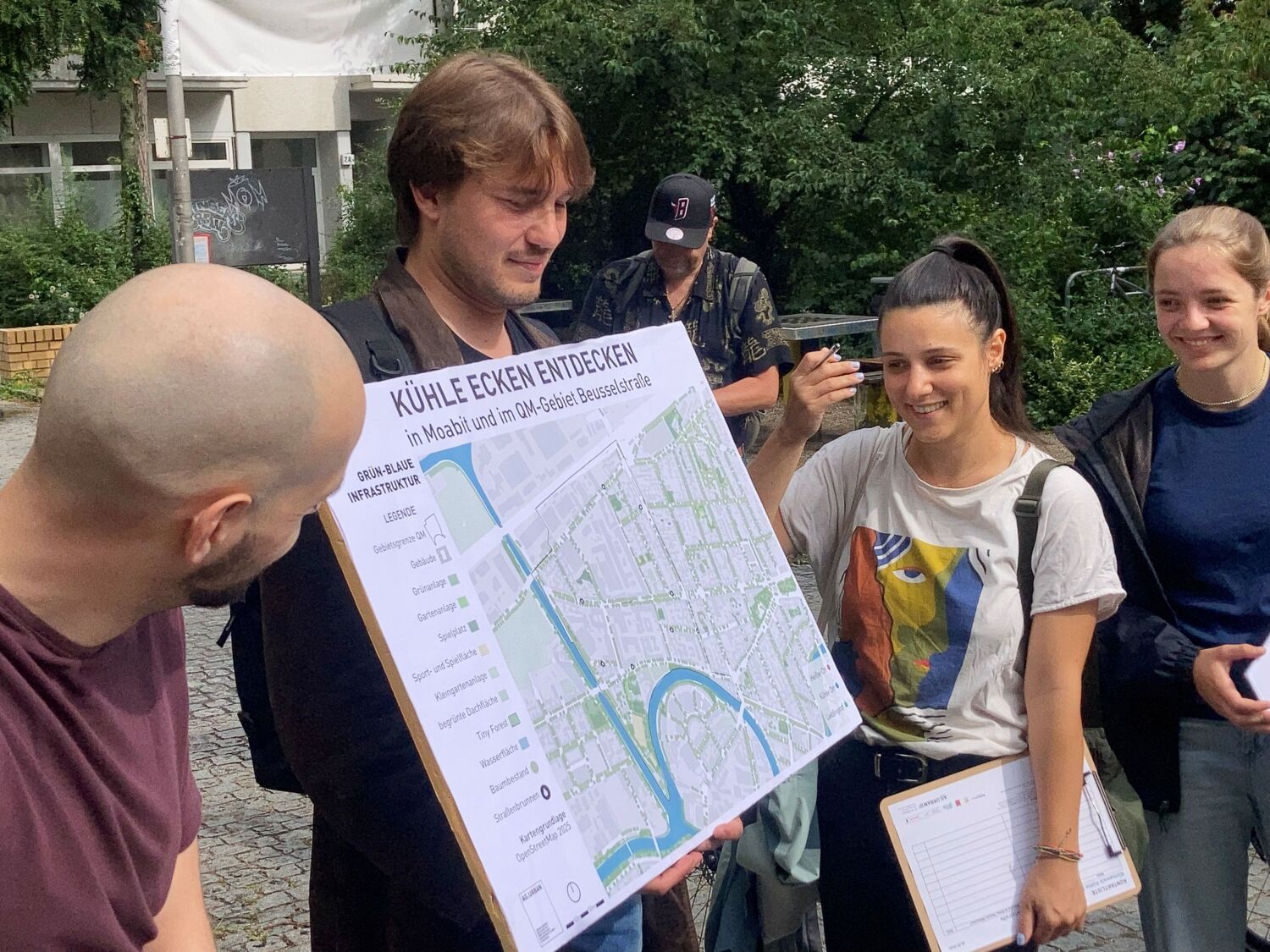 Projekt Kühle Ecken entedcken Spaziergang