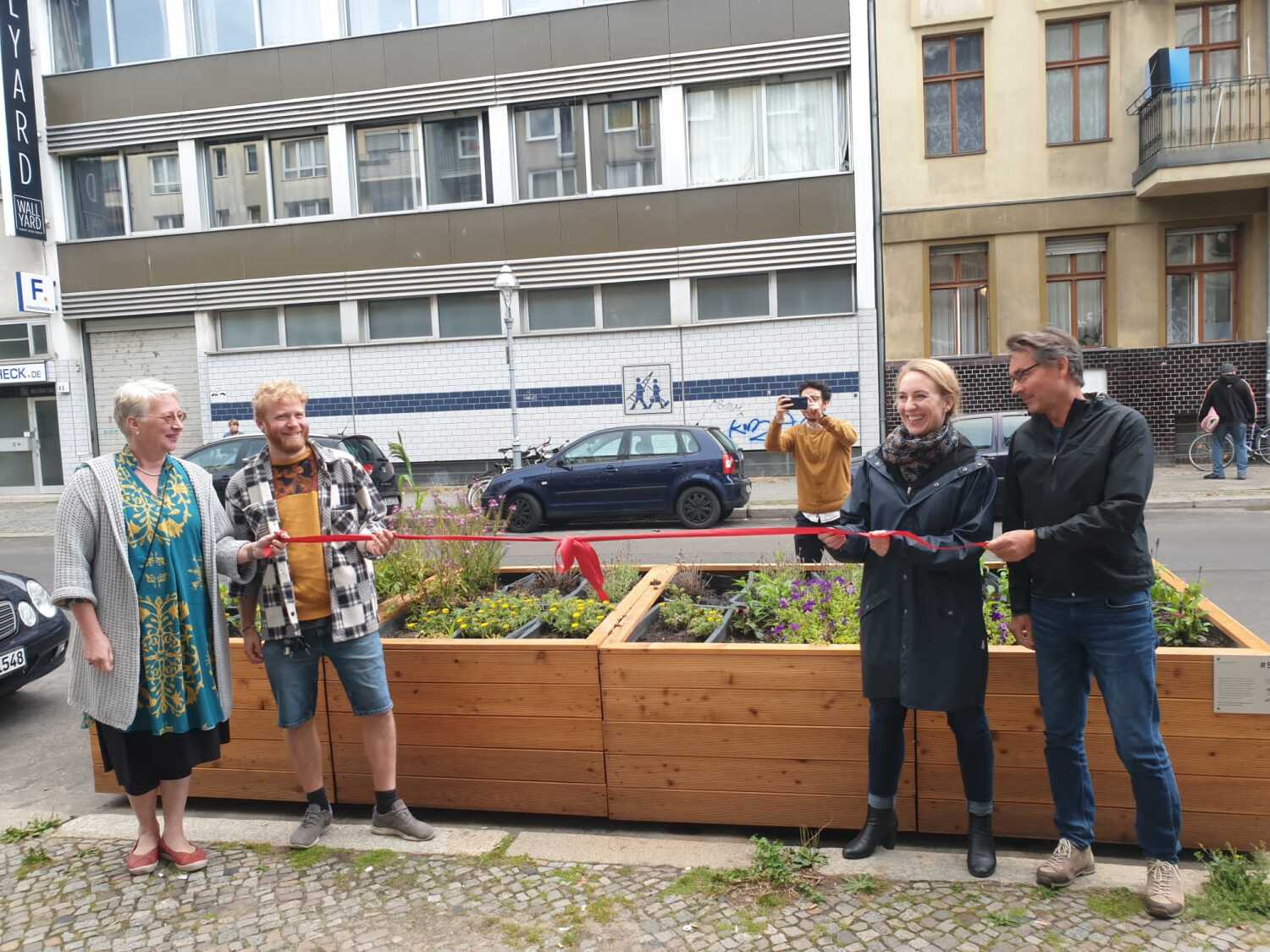 Projekt „Quartier Moabit-Ost aktiv gegen Klimawandel“_Parklet Lübecker Str.