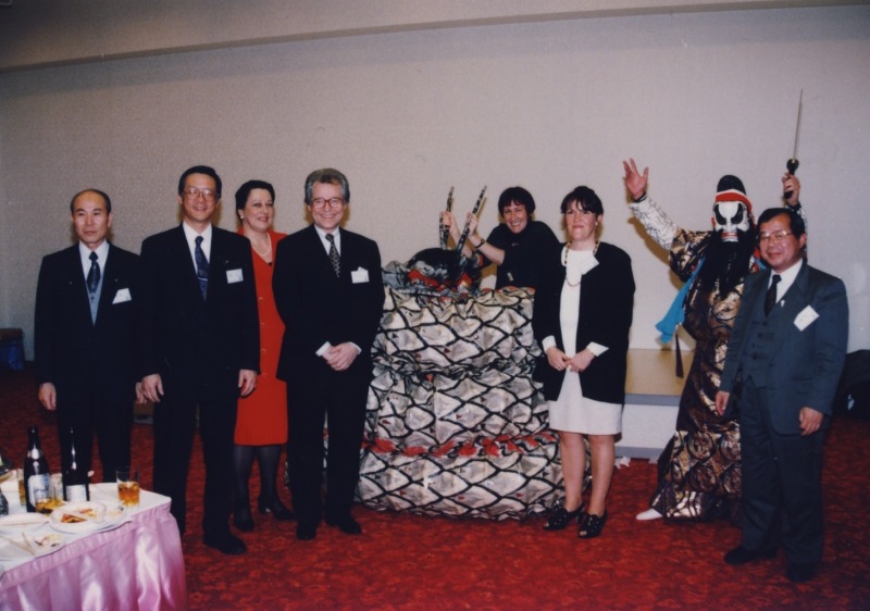 (8) Besuch von Tsuwano anlässlich der Eiweihung der Mori-Ôgai-Gedenkstätte Tsuwano im März 1995