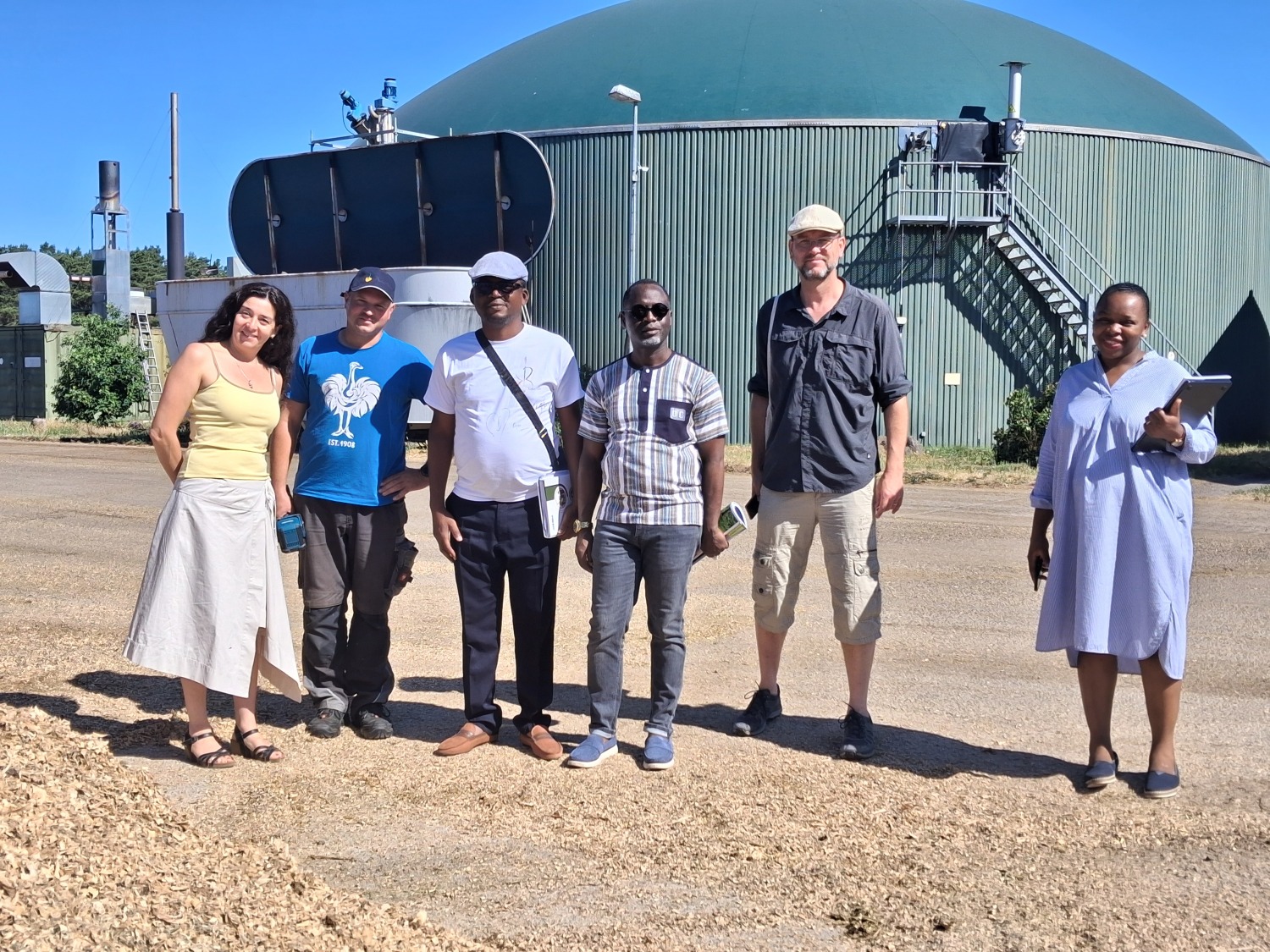 Besuch einer Biogasanlage in Machnow/Brandenburg