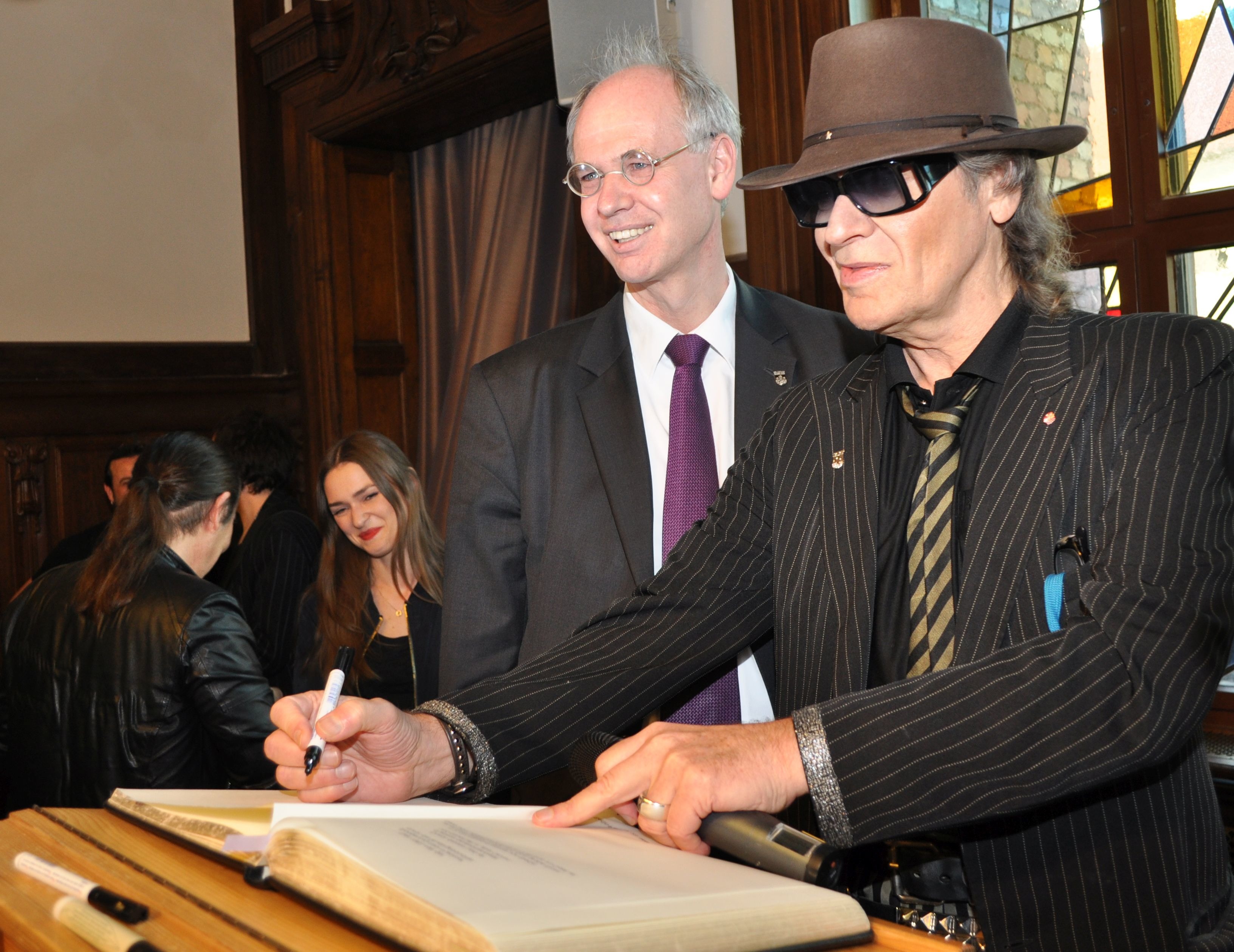 Udo Lindenberg im Rathaus Pankow