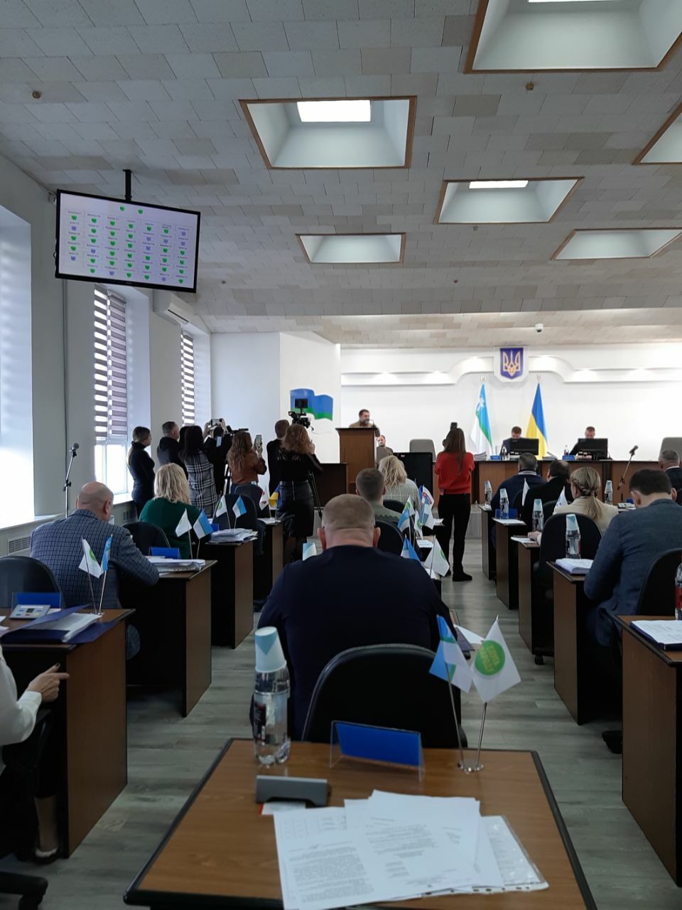  Sitzung des Stadtparlaments von Riwne