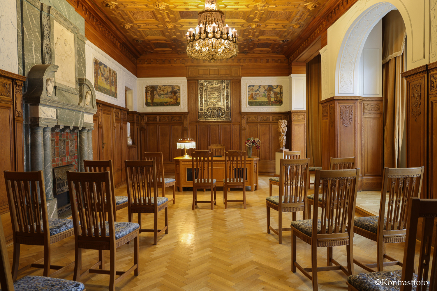 Trauzimmer im Rathaus Pankow von Berlin