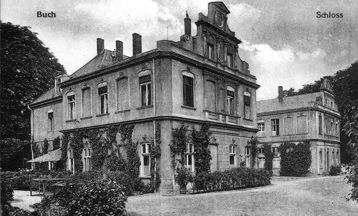 Rückseite von Schloss Buch