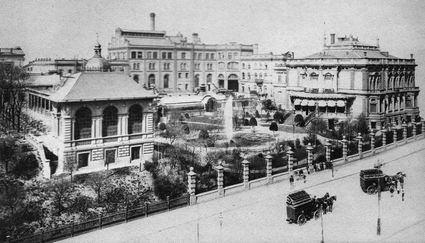 Blick auf das Bötzow-Areal um 1900