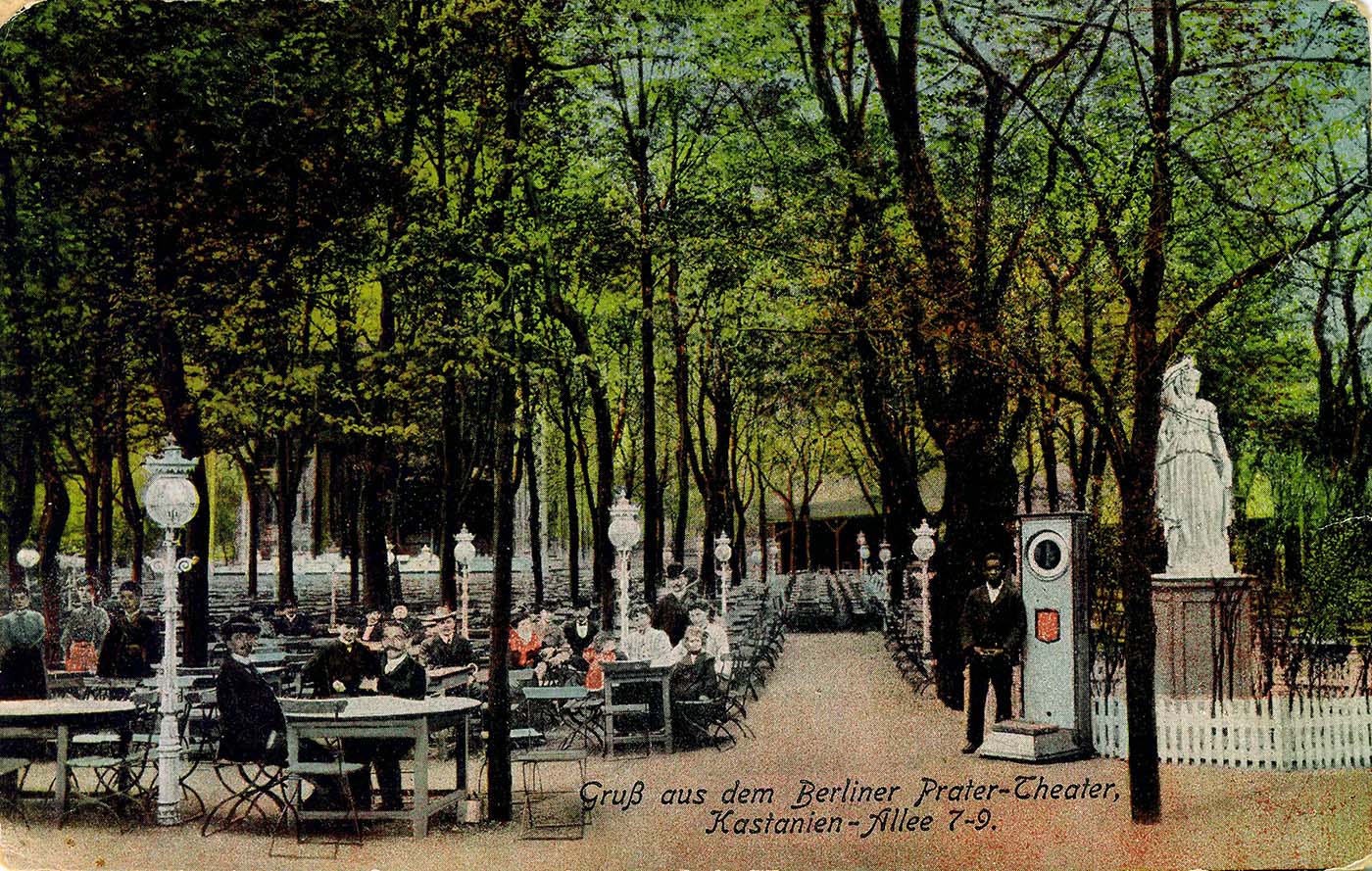 Der Pratergarten um 1915