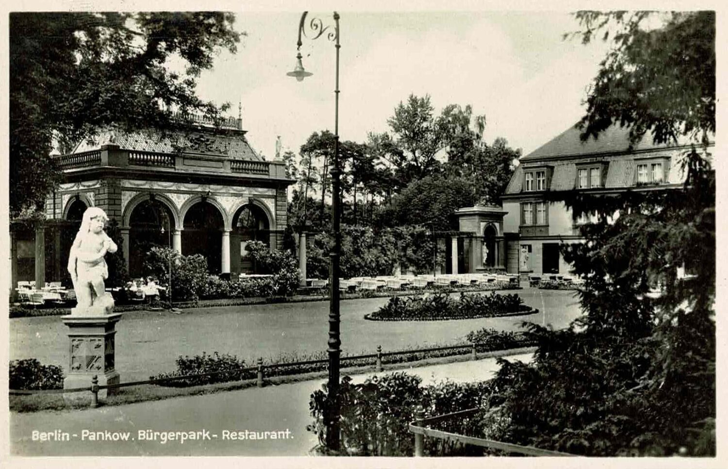 Restaurant im Bürgerpark um 1935