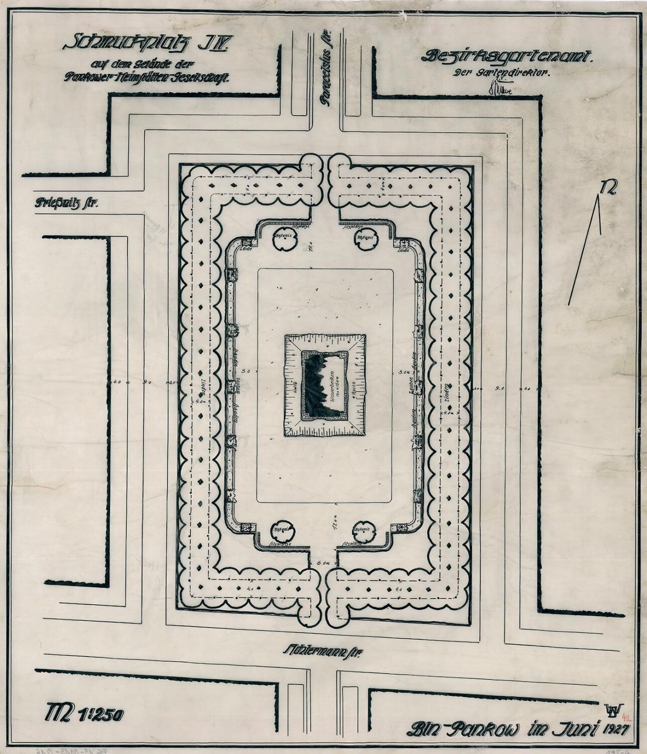 Plan des Paracelsusplatzes