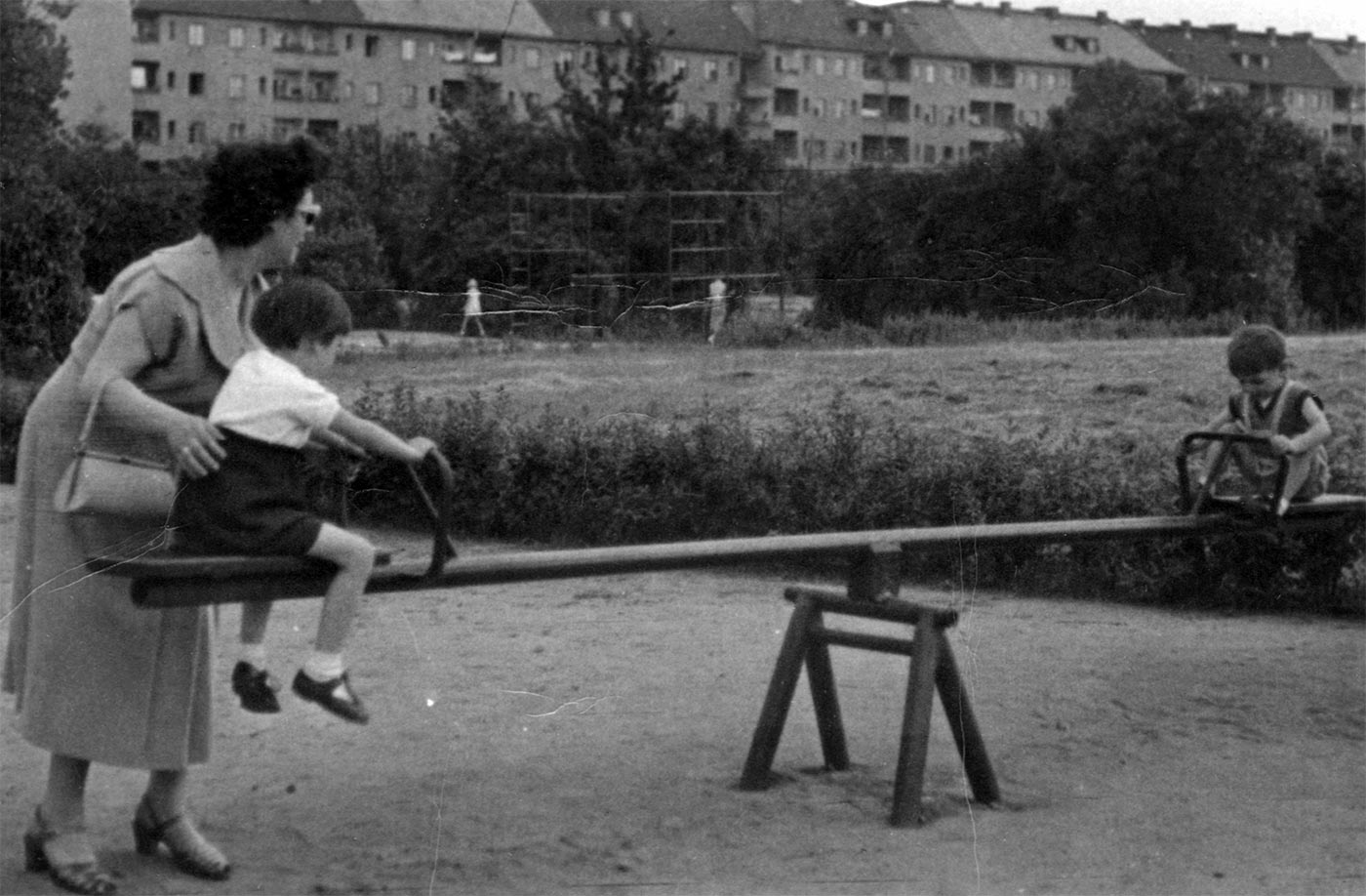 Spielplatz in der Gubitzstraße, 1958