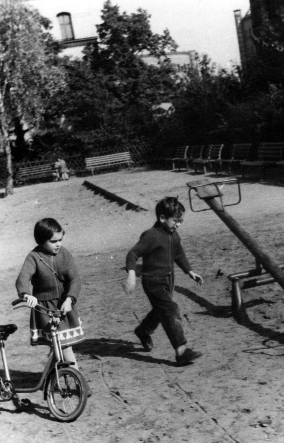 Spielplatz auf dem Fröbelplatz, 1958