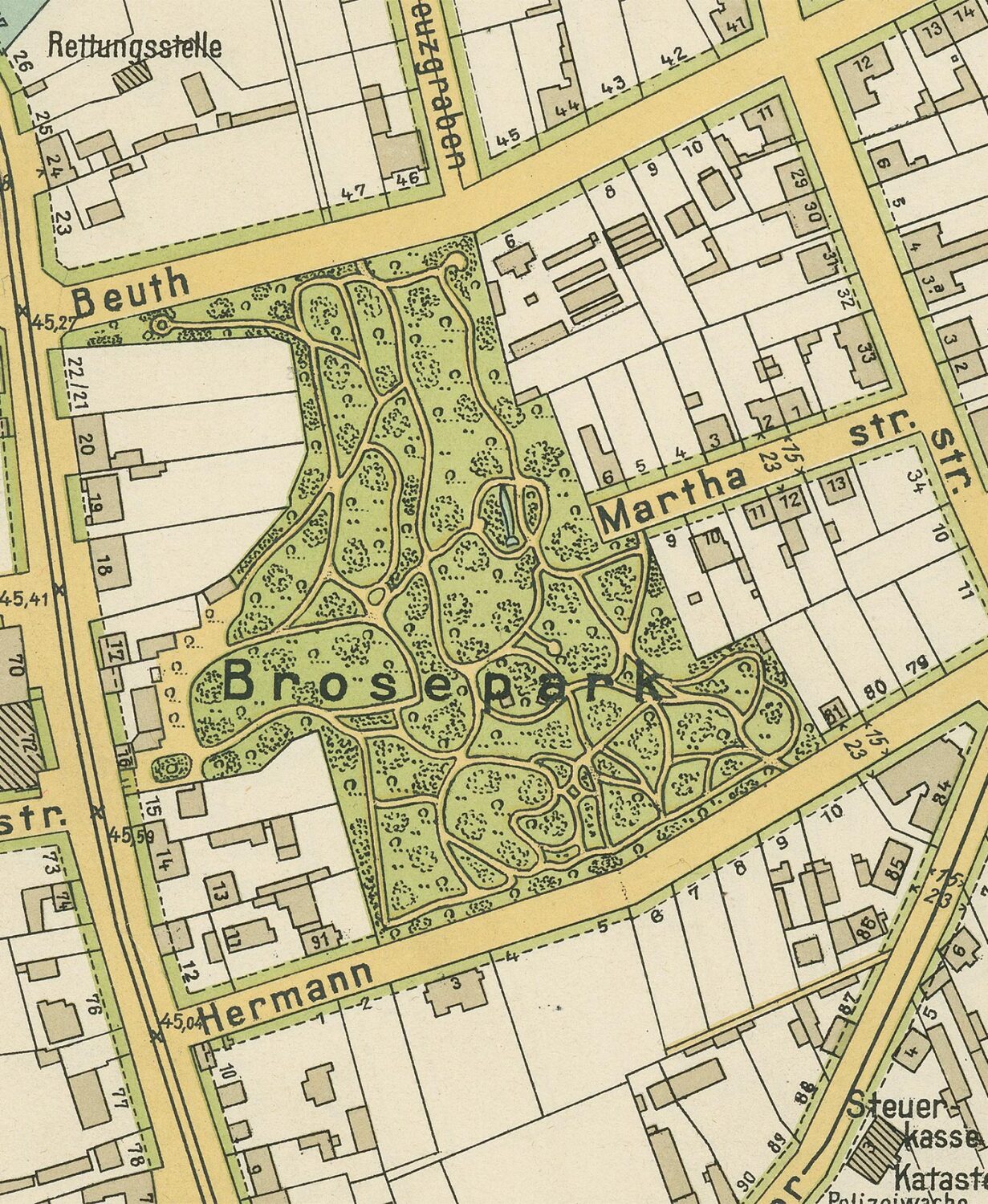 Brosepark, 1930