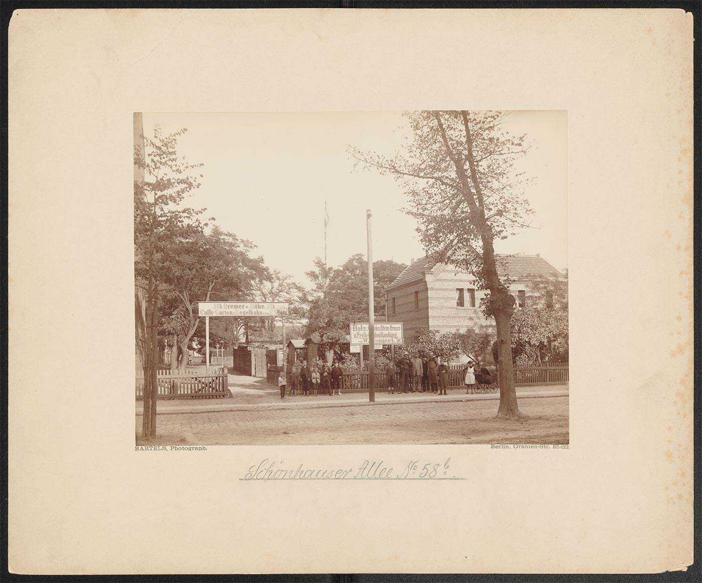 Wohnhäuser in der Schönhauser Allee 58 b, 1893