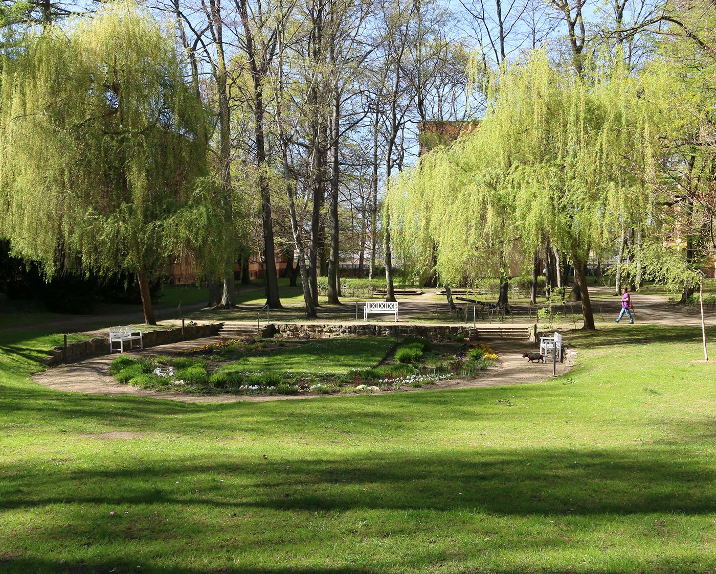 Innenhof der Wohnanlage am Zellerweg, 2015
