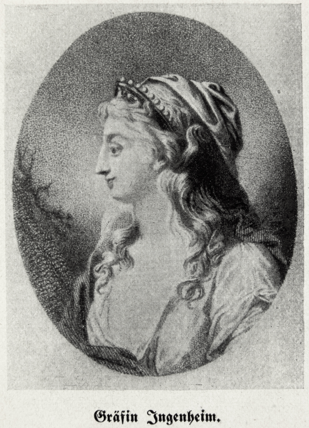 Gräfin Ingenheim, Foto nach einem Stich von J. F. Boldt